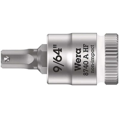 Wera 8740 A 05003384001 Inbus Dopsleutelinzetstuk Houderfunctie 9/64 9/64 1/4 (6,3 mm)