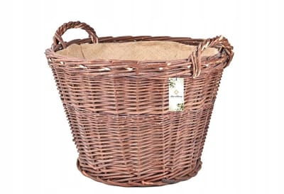 Grote Wikkenmand 55 cm - Ideaal voor Tuin & Hout