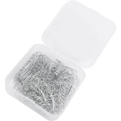 100 Stuks Hartvormige Paperclips Roestvrij Staal Antislip Decoratieve Paperclips voor School Kantoor white