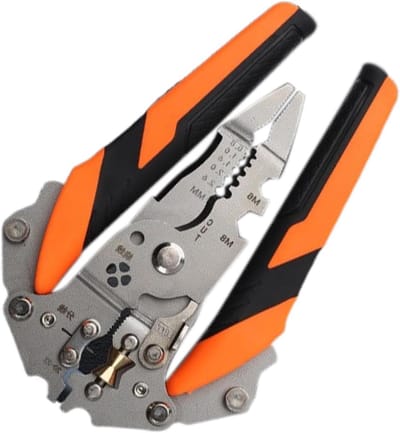 Multifunctionele Stripper - Draadknipper - Klusjes Binnen en Buiten - 14 Functies - 35 cm - Zilver