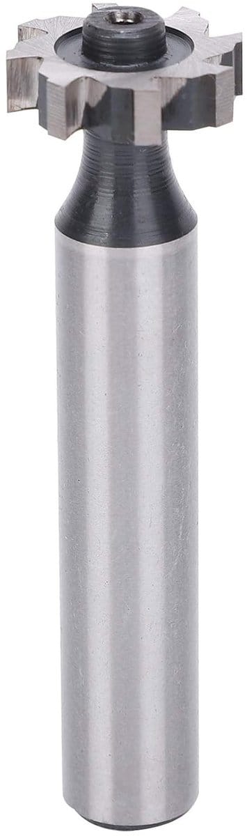 T-groef sleutelfrees 4 x 16 x 10 mm HSS cilinderschacht voor precisiewerk en metaalbewerking