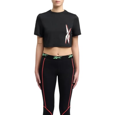 T-shirt dames Reebok Sloan Core Crop Top