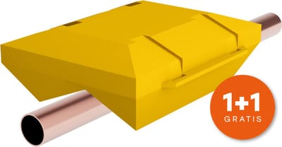 Alpine® Revolution waterontharder alternatief - 1 + 1 GRATIS - Antikalk Magneet voor koper en kunststof leidingen - Antikalksysteem - Energie besparen - Gas besparen - Magnetische waterontharder alternatief - 4000 pro Sq 6Fz