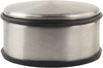 NORDIX Premium Deurstopper - Deurstoppers voor Binnen - Deurstop - Deurbuffer - 11x6cm - RVS - ACERO