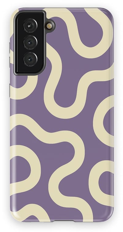 DripCase Motion Flow Tough Hoesje Samsung Galaxy S21 Plus | Backcover met Mag | Trendy Design | Valbescherming | Pastel Path