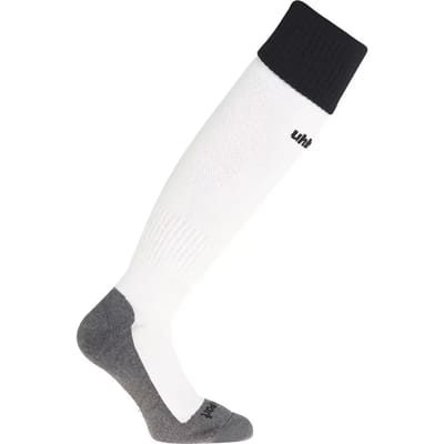 Uhlsport Club Voetbalkousen - Wit / Zwart | Maat: 28-32