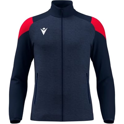 Macron Glory Vanir Top Full Zip Heren - Marine / Rood | Maat: 3XL