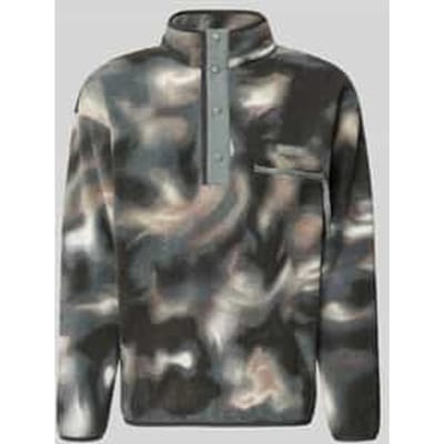 Fleecepullover met labelpatch model 'HELVETIA'
