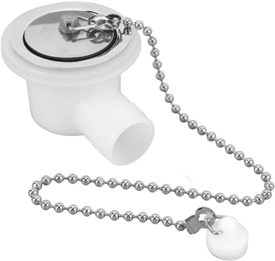 Dailygoods- Gootsteenafvoerconnector Ruimtebesparend - Roestvrij Staal - Afdichtingsstructuur - Uniek Ontwerp - Eenvoudige Installatie - Voor RV/Yacht Wastafels - Afvoerconnector