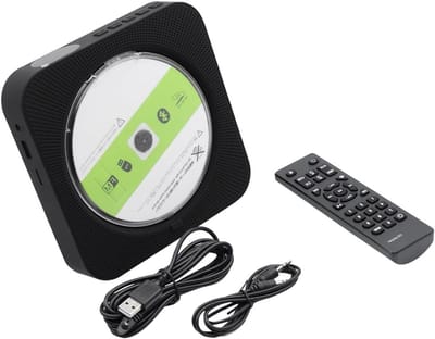 Draagbare CD-speler - Muziekspeler Bluetooth - Muziek Luisteren - FM Radio Functie - Compact Ontwerp - Wit