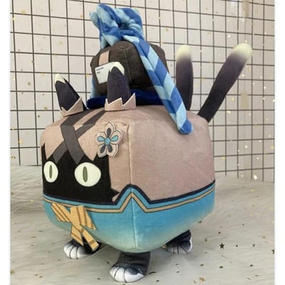 Poupée Peluche Kirara Genshin Impact 32cm Jeu Coton Anime Cosplay Mignonne Douce Peluche Jouet Oreiller Cadeau Enfants gray