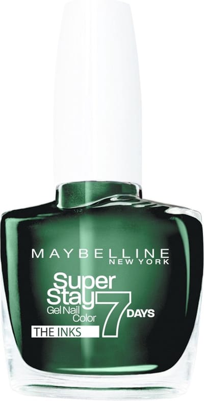 Maybelline Superstay 7Days - 869 Emerald Excess - Zwart - Nagellak