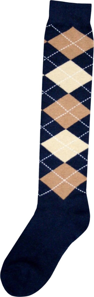 Kniekous RE d.blauw/l.bruin/beige 43-46