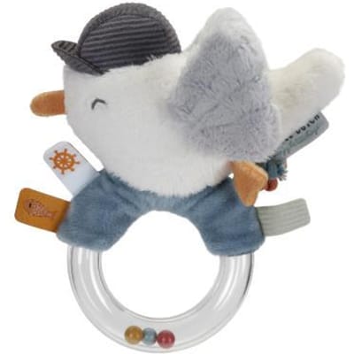 Little Dutch Ringrammelaar Sailors Bay blauw Babyknuffels Grijp- en bijtspeelgoed