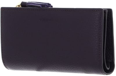 COCCINELLE Leren portemonnee Tassel Wallet Prune donkerpaars