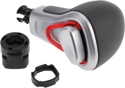 Automatische versnellingspook voor Audi A4 (2007-2014) - Kunstlederen versnellingspook met versnellingsbegrenzer, grijs, 1 set voor optimale rijervaring en comfort