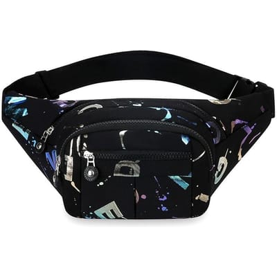 Dames Heuptas Oxford Stof Waterdicht Riemtassen Designer Crossbody Borsttas Vrouwelijke Mode Heuptas Banaan Heuptas black