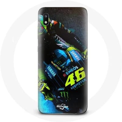 Hoesje voor Samsung Galaxy A10 Valentino Rossi Moto GP-coureur