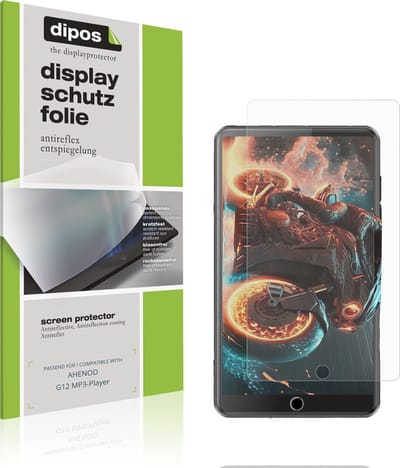 dipos – 4x Matte Beschermfolie geschikt voor AHENOD G12 MP3-Player | Krasbestendige & antireflecterende Screenprotector Ultra-Thin