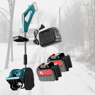 Elektrische Sneeuwblazer - Snoerloze Sneeuwruimer - Terras Dek Oprit - Borstelloze Motor - 66 x 66 x 66 cm