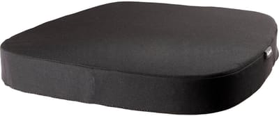 Ergonomisch Zitkussen - Comfort Kussen - Lang Zitten - Dubbele Schuimdichtheid - 43 x 43 x 6 cm - Zwart
