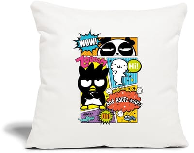 Bad Badtz-Maru Met Vrienden In Comicstijl Sierkussenhoes, 45 x 45 cm