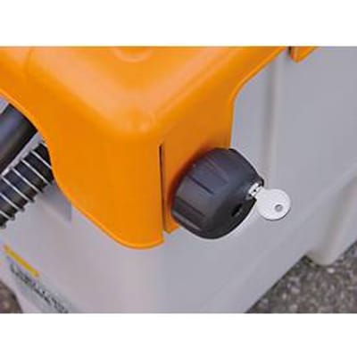 Scharnierend dekselslot voor mobiele tankstations CEMO Lubricant en DT-Mobil Easy tot 200 l, incl. 2 sleutels