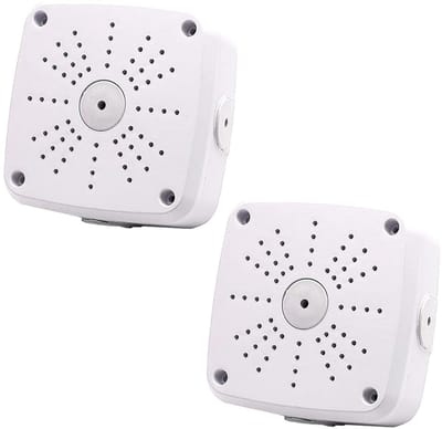 Camera Aansluitkast - Dome Camera Box - Kabel Verbergen - Universele Montage - Diameter 13cm - Wit