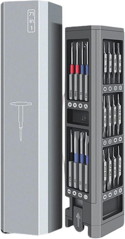 Magnetische Schroevendraaier - Reparatieset Precisie - Elektronica Repareren - 71 Bits Inclusief - Compact Ontwerp - Uniek