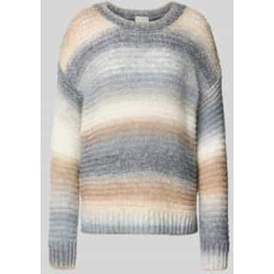 Gebreide pullover van wolmix met ronde hals
