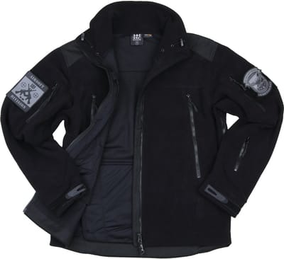 101 INC - Heavy duty fleece vest (kleur: Zwart / maat: S)