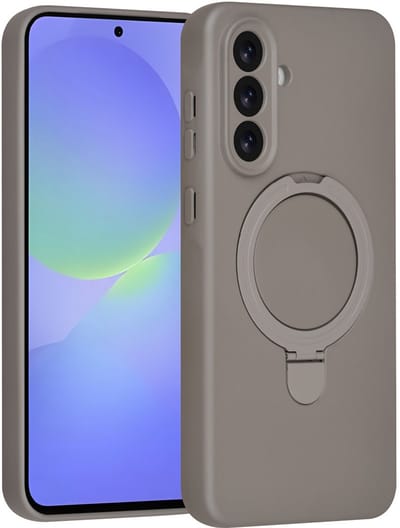 TUNIQ telefoonhoesje voor Samsung Galaxy A36 - MagSafe met ringstand - Titaniumgrijs