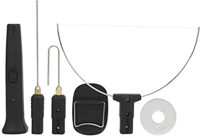 Dailygoods - Elektrisch mes - Piepschuim snijmes - Veilig en eenvoudig in gebruik - Zwart - Snijden en vormen - Ideaal voor hobbyisten en professional...
