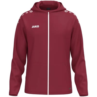 Jako One Jas Met Kap Heren - Bordeaux | Maat: XXL