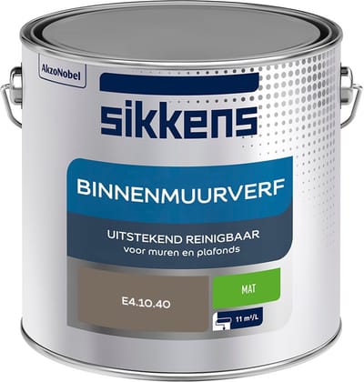 Sikkens - Binnenmuurverf Mat - E4.10.40 - Mengverf - 2,5 L