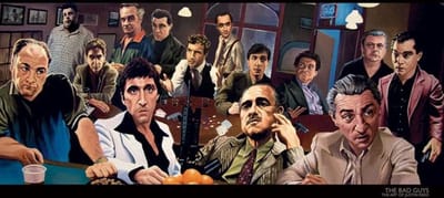Kunstdruk The Bad Guys The Art of Justin Reed 100x50cm