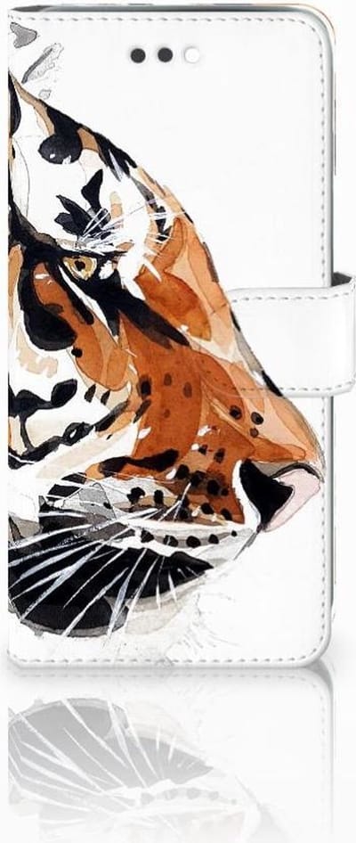 Hoesje Apple iPhone 7 Plus | 8 Plus Watercolor Tiger