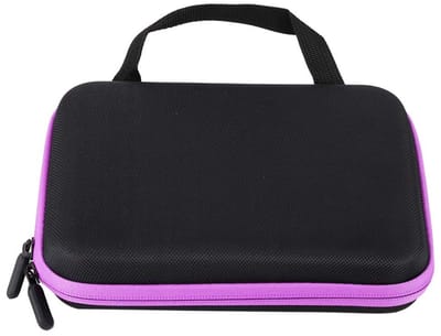 Dailygoods- Etherische Olie Box - 63 Sleuven - Draagbare Organizer - Robuust EVA-Materiaal - Lichtgewicht - Volledige Bescherming