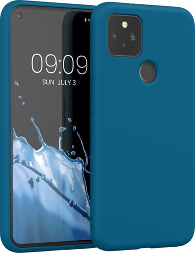kwmobile telefoonhoesje geschikt voor Google Pixel 5 - Hoesje voor smartphone - Back cover in Caribisch blauw