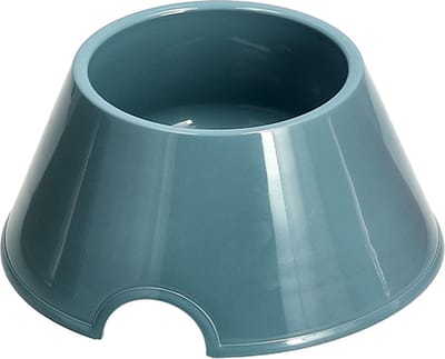 savic eet - drinkpot voor honden 0.7 l blauw/grijs cockerspanielpot - vermijdt natte oren