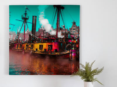 Boaty mcboatface | Boaty McBoatface | Kunst - 50x50 centimeter op Dibond | Foto op Dibond