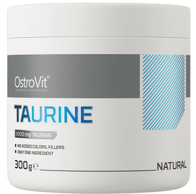 OstroVit - Taurine - 300 g - Natural - aminozuur taurine - geen kunstmatige aroma’s of zoetstoffen - geaccrediteerde laboratoria voor optimale zuiverheid, veiligheid en effectiviteit.