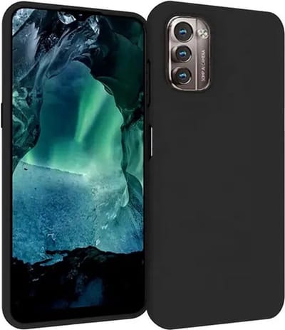 MoDo hoesje geschikt voor Nokia G22 - Siliconen/TPU/Kunststof Back Cover - Zwart