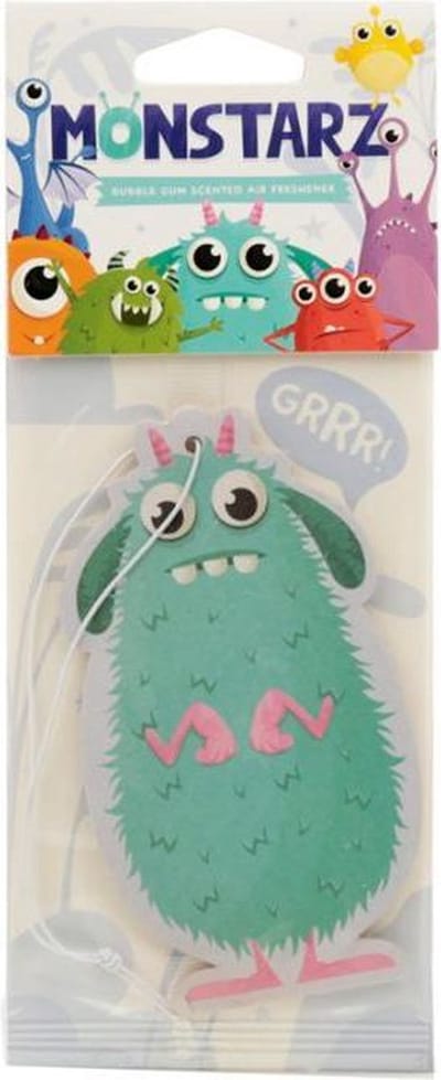 Puckator Turquoise Monstarz Monster - Luchtverfrisser Geurverfrisser - Kauwgomgeur