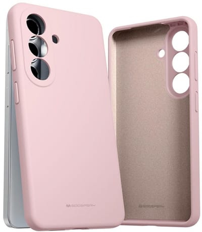 Kwaliteit Kwaliteit Mercury Siliconen Hoesje Voor Samsung Galaxy S26 Roze-Zand