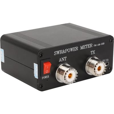 Staande Golfmeter Aluminiumlegering Digitaal Display 1.8‑50MHz FM AM CW SSB Modes Kortegolf Vermogen