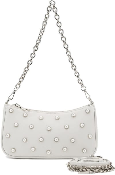 SEIDENFELT MANUFAKTUR Schoudertas Tydal Pochette Bag Bright White Wit
