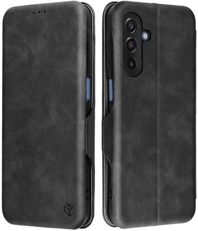Hoes voor Samsung Galaxy A18 5G A186 / A18 4G A185 / F17 / M17 / A17 4G A175, Techsuit, Safe Wallet Plus, Zwart