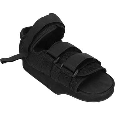 Chaussure Post-Op pour Décharger le Talon Léger Support Orthopédique pour Ulcère Diabétique Chirurgie des Orteils Métatarsalgie S