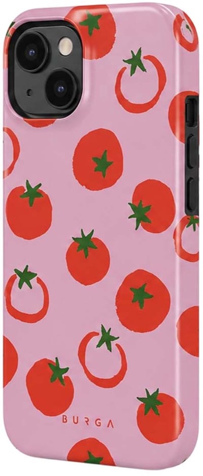 Burga, MagSafe Hoesje Geschikt Voor iPhone 15 Tough Motieven Extra Bescherming, Roze